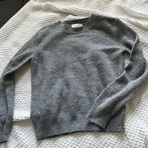 lightweight gray sweater